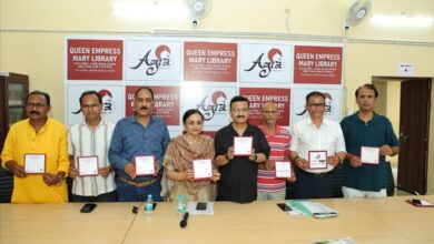 आगरा:राज्यपाल के स्वागत को सजा क्वीन एम्प्रेस लाइब्रेरी, लोकार्पण कार्यक्रम के आमंत्रण पत्र का हुआ विमोचन