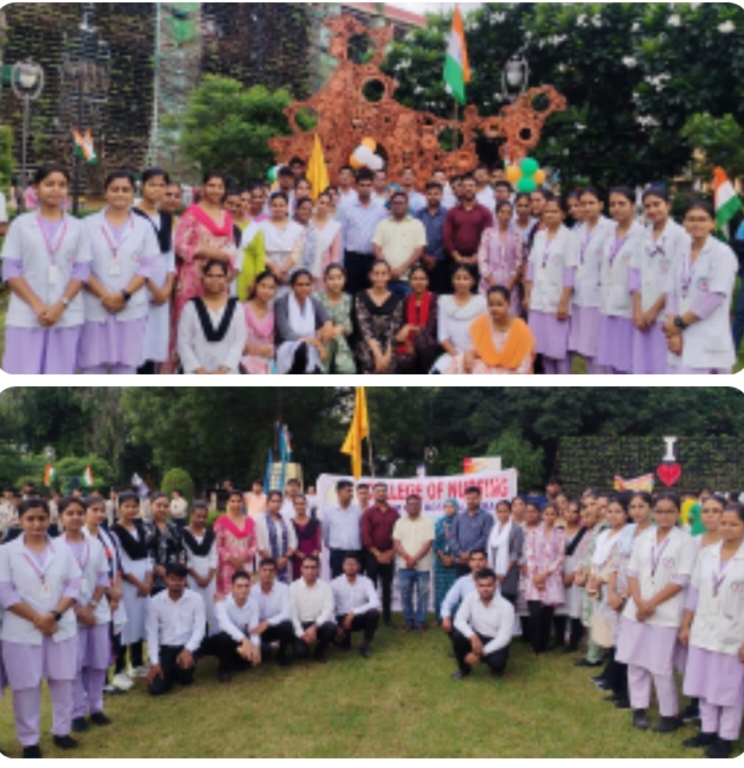 एस.एन. मेडिकल कॉलेज की विशाल “तिरंगा यात्रा” में उमड़ा देशभक्ति का जनसैलाब, स्वतंत्रता दिवस के अवसर पर ‘हर घर तिरंगा’ अभियान का हुआ भव्य आयोजन