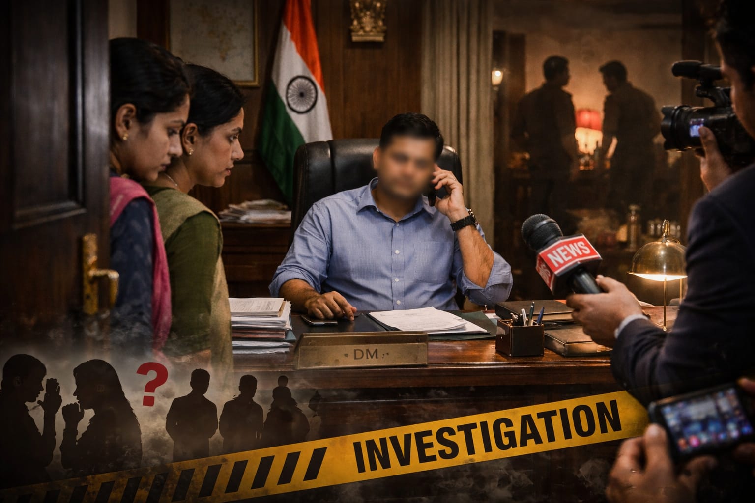 डीएम सविन बंसल पर गंभीर आरोप: महिला अधिकारियों पर अनावश्यक दबाव?, सवालों से दूरी और डीएम की रहस्यमयी गतिविधियां