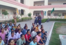 आगरा के अटल आवासीय विद्यालय में आग बुझाने की मॉक ड्रिल आयोजित