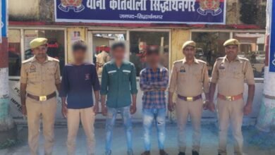 सिद्धार्थनगर के थाना सिद्धार्थनगर पुलिस द्वारा हत्या के प्रयास मे 03 आरोपियों को गिरफ्तार कर माननीय न्यायालय भेजा गया ।